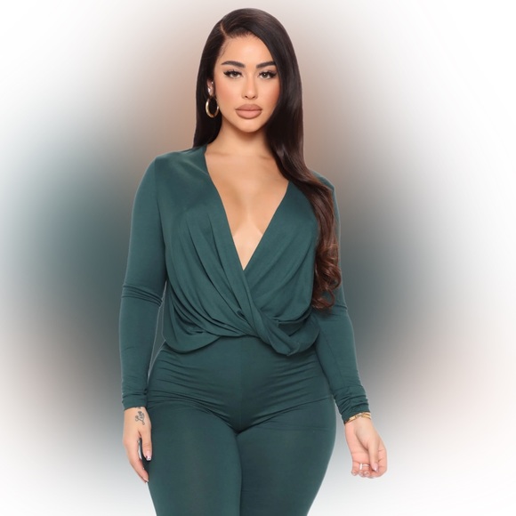 Get To Know You Legging Set | Hunter Green - Picture 2 of 7